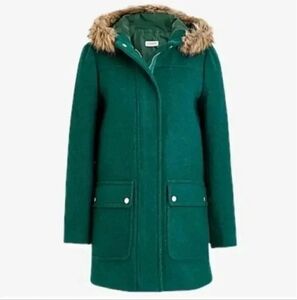J. Crew Mercantile Vail Parka in Academic Forest Green coat size 4